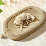 Ivory Cat Scratching Board and Bed Combo TM