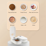 Automatic Pet Feeder Smart Food Dispenser For Cats Dogs Timer Stainless Steel Bowl Auto Dog Cat Pet Feeding Pets Supplies Essential Dog