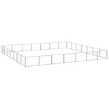 NNEVL Dog Kennel Silver 49 m² Steel NNEVL