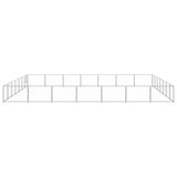 NNEVL Dog Kennel Silver 49 m² Steel NNEVL