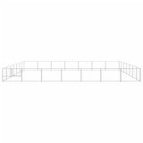 NNEVL Dog Kennel Silver 49 m² Steel NNEVL