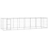 NNEVL Outdoor Dog Kennel Galvanised Steel 16.94 m² NNEVL
