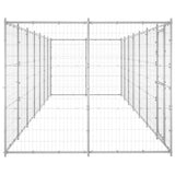 NNEVL Outdoor Dog Kennel Galvanised Steel 16.94 m² NNEVL