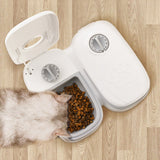 Automatic Pet Feeder Smart Food Dispenser For Cats Dogs Timer Stainless Steel Bowl Auto Dog Cat Pet Feeding Pets Supplies Essential Dog