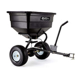 NNEMB Tow Behind Broadcast Spreader 90kg 105L Seed Fertiliser Tow Rotary NNEMB