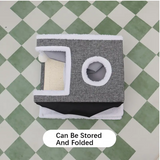 NNETM Double-Layer Cat Bed Cave Sofa NNETM