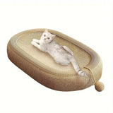 Ivory Cat Scratching Board and Bed Combo TM
