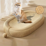 Ivory Cat Scratching Board and Bed Combo TM