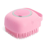 Pet Dog Shampoo Massager Brush Cat Massage Comb Grooming Scrubber Shower Brush For Bathing Short Hair Soft Silicone Brushes Essential Dog