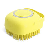 Pet Dog Shampoo Massager Brush Cat Massage Comb Grooming Scrubber Shower Brush For Bathing Short Hair Soft Silicone Brushes Essential Dog