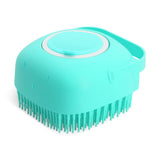 Pet Dog Shampoo Massager Brush Cat Massage Comb Grooming Scrubber Shower Brush For Bathing Short Hair Soft Silicone Brushes Essential Dog