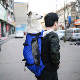 Pet Dog Carrier Bag Carrier For Dogs Backpack Out Double Shoulder Portable Travel Backpack Outdoor Dog Carrier Bag Travel Essential Dog