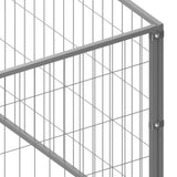 NNEVL Dog Kennel Silver 49 m² Steel NNEVL