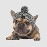 Winter Fashion Dog Hat Windproof Fluffy Knitted Polar Pom Hat Essential Dog