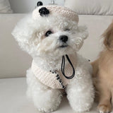Pet Dog Cat Accessories Knitted Hat Essential Dog